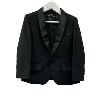 Ollies Place Kids Black Tuxedo Suit