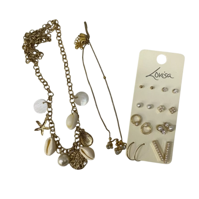 Assorted Gold coloured Jewellery
