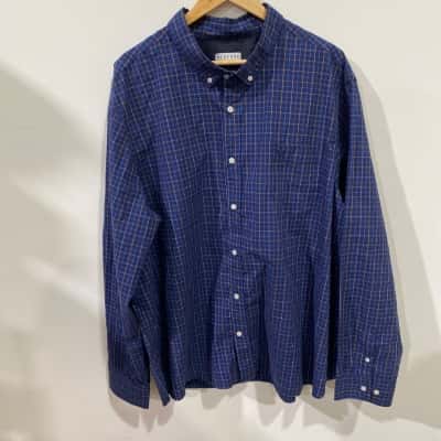 Reserve Australia Mens Shirt Size XXXXXL Checked RRP $79.95
