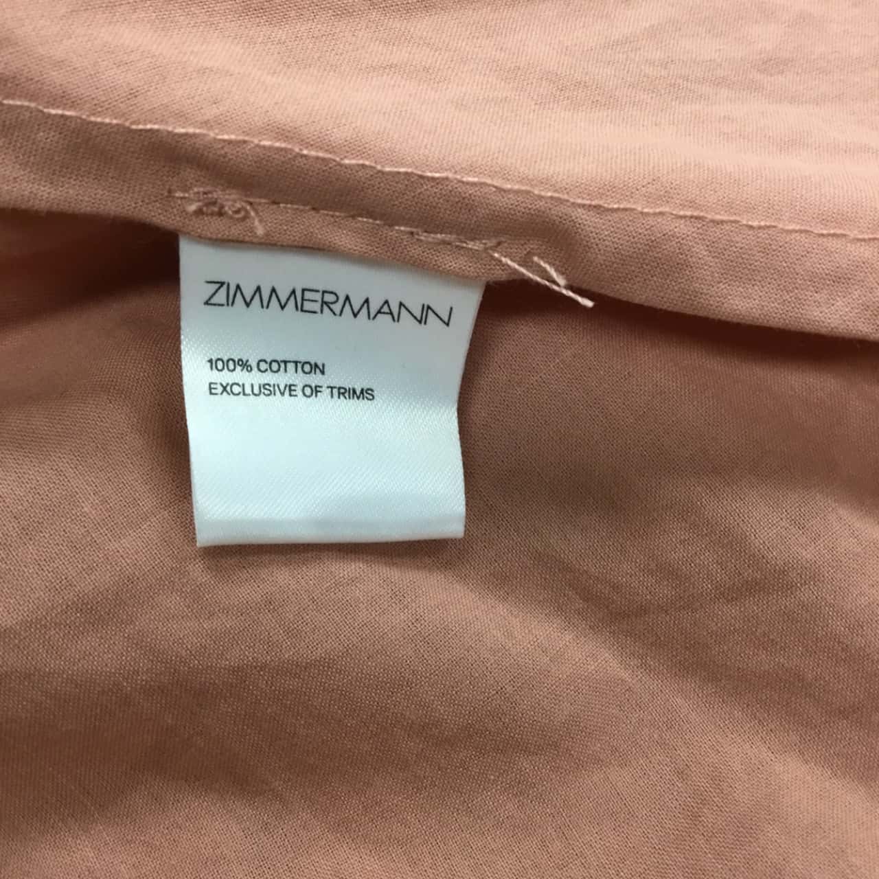 Zimmermann Womens Size 3 Rust Brown Sleeveless Dress (s)