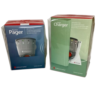 Bellman & Symfon Visit Pager Receiver (BE1470) and Pager Charger (BE1260)