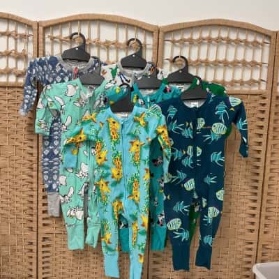 7x Bonds Wondersuit Toddler Baby 6-12months girls Disney fish giraffe unisex 