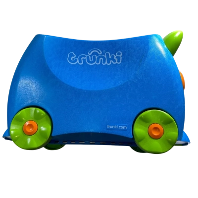 Kids Blue Trunki Ride On Suitcase 18-Litre 46x22x32cm