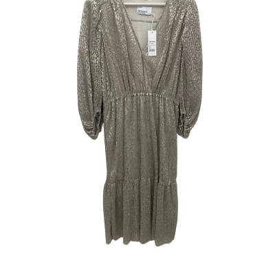 Commonry “the metallic wrap dress” 