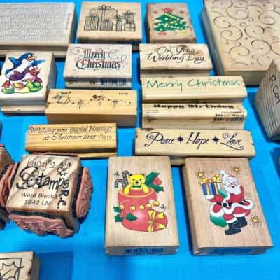 A huge Selection of Christmas Stamps- Crafters Delight