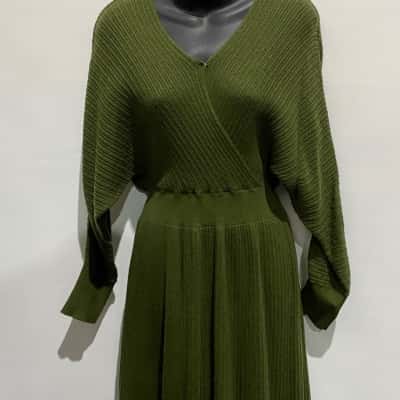  Women's G.D.S Size 10 Casual Dress Bronze Green