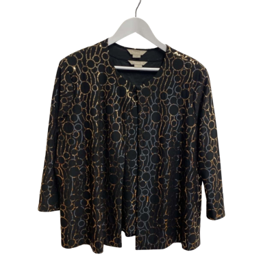 Noni B Size XL Black  / Gold Jacket & Top set