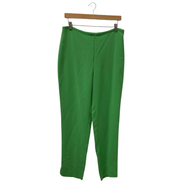 Carla Zampatti Womens  Size 10 Straight Leg Pants Green 