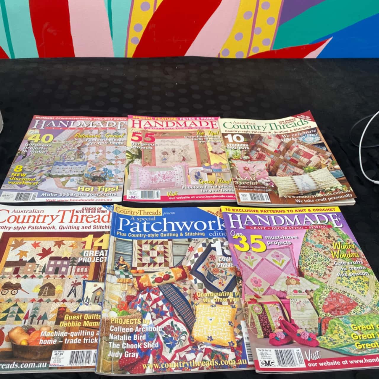 Craft magazines x6 (4)