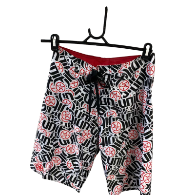 Unit Mens red&ehite shorts Size 28 