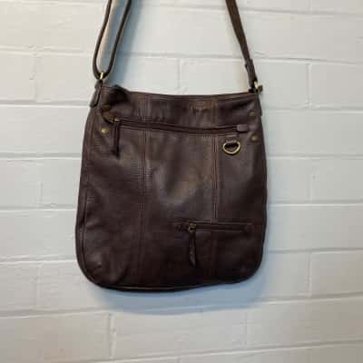 Milleni Italian leather bag Womens Brown 