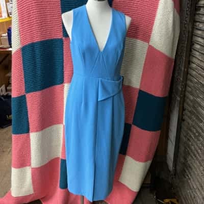 Sheike Womens  Size 12 Sleeveless Dress  Blue 