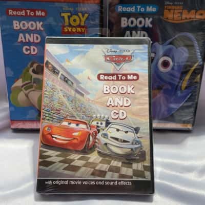 NEW STILL IN PACKAGING DISNEY PIXAR Book and CD packs 
