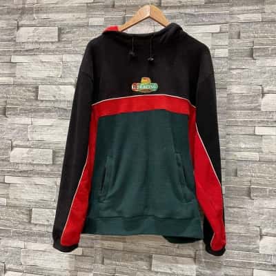  Mens  Size L Hoodie Black  / Green / Red 