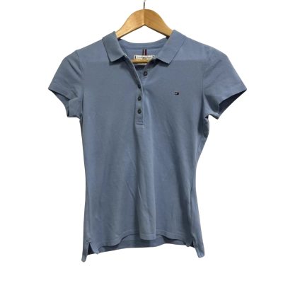 Tommy Hilfiger Mens, Size XS, light blueberry blue polo shirt