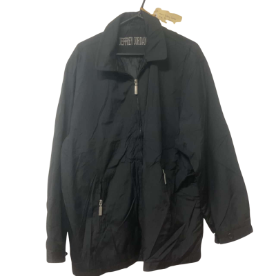  Mens Jeffery Jordan Size XL Black Winter Jacket 