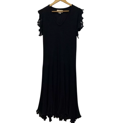 Vivian Chan Shaw Sydney Australian Made Women's Knit Style Dress Black  