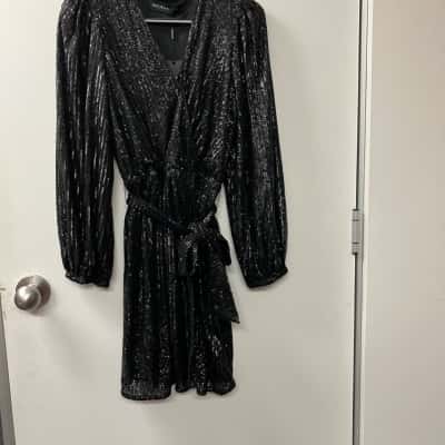 Decjuba Womens  Size 6 Casual Dress Black  