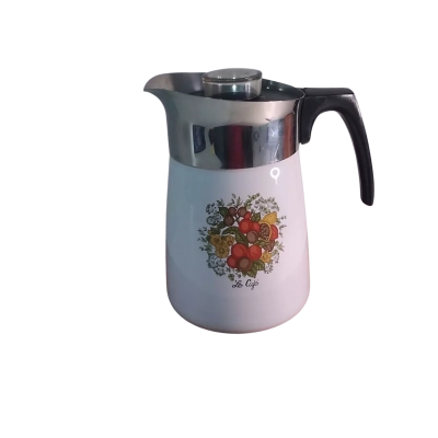 Vintage Corning Ware Coffee Percolator "Spice of Life" Le Cafe P-149