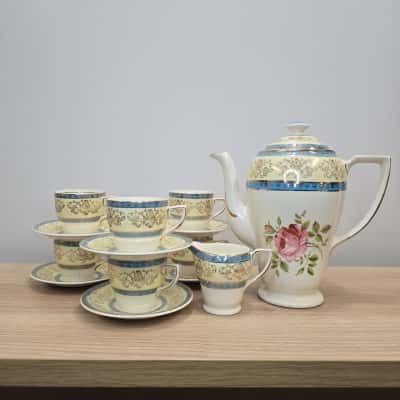 Vintage British Anchor “Sydney” Coffee Set – 1950s