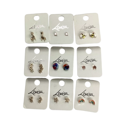 Lovisa Bundle of 9 ($45 Value) Super Cute Designs Earring Studs NEW!!