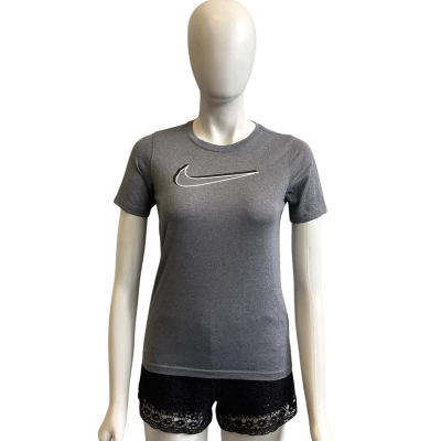 Nike Women's Label Size M Dri-Fit T-Shirt Grey 