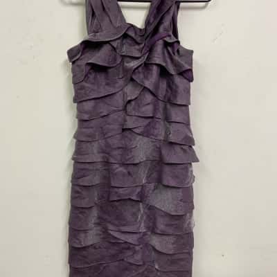 Adrianna Papell Womens  Size 12 Sleeveless Dress  Purple 