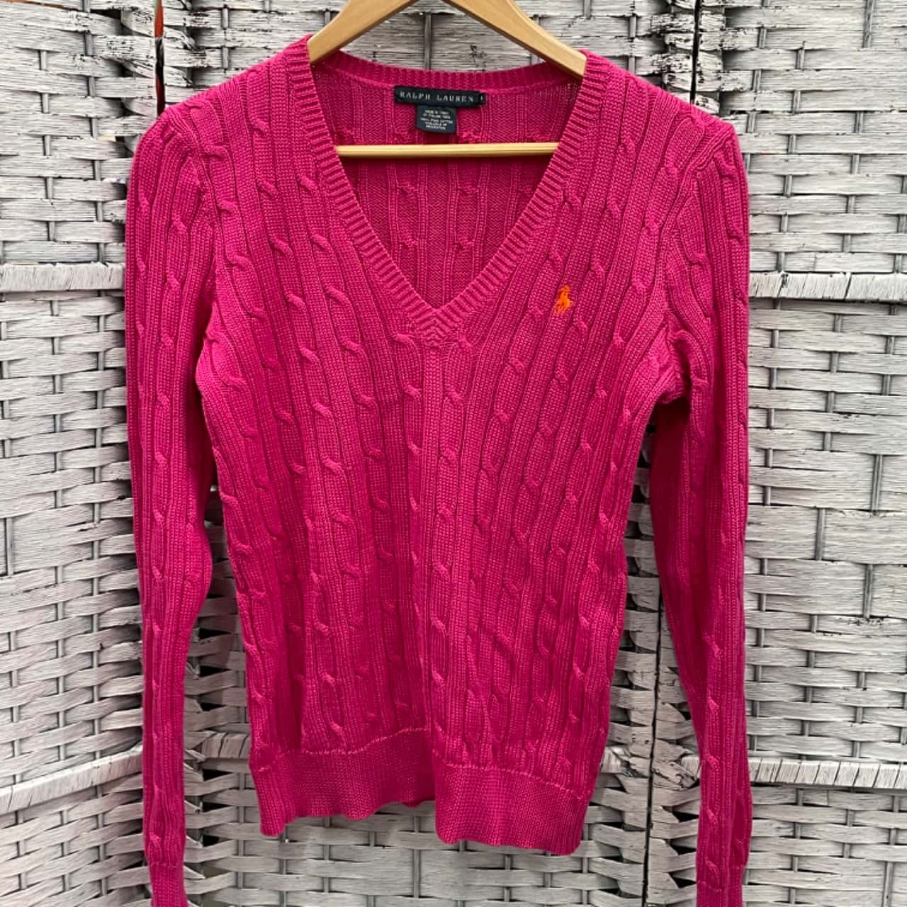 Ralph Lauren Womens Size M Jumpers Pink