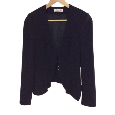 Alannah Hill Womens  Size 8 Suit Jacket Black  
