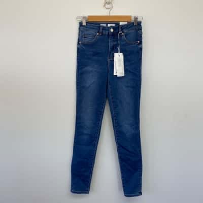 Just Jeans Wild Blue Amaze Skinny Full Length Jeans Size 8 