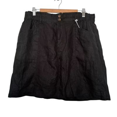 Just Jeans Size 16 Black Skirt