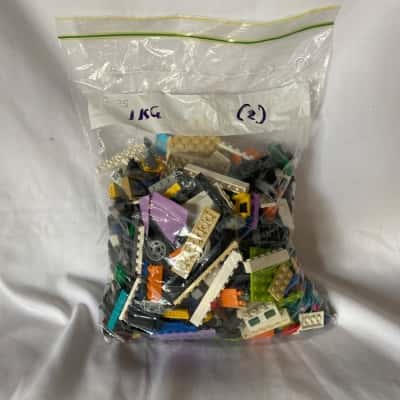 LEGO BUNDLE (2) Loose Bricks Parts Pieces 1.0kg 1000g