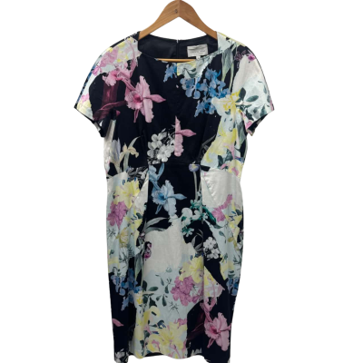 Veronika Maine Womens  Size 14 Sleeveless Dress  Floral 