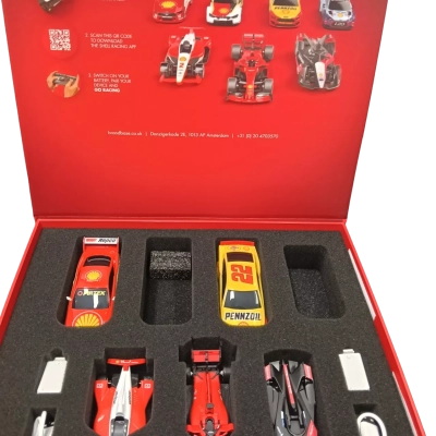 Shell Motorsport Collection V-Power Set 5 Cars Red Remote Control Car