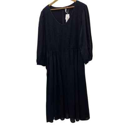 Commonry  Women's Linen Dress Size 16 Black  