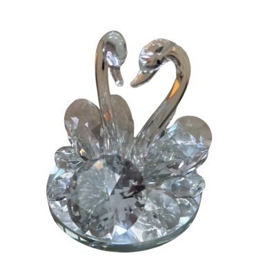 Glass Swan Small Figure 