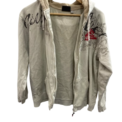 Quicksilver mens  Size 14 Jumper Beige / Black  / Red 