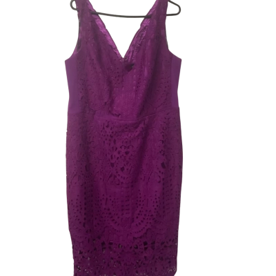 Women’s City Chic Size 18 purple Cocktail Dress 