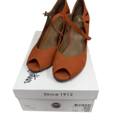 Wittner Womens  Size 38 Wedges Orange 