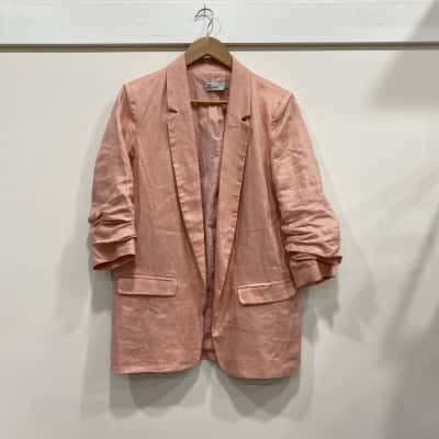 Zoe Kratzmann Womens  Size 1 Open Jacket Pink  