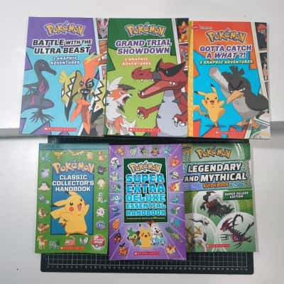 6x Pokemon Books 