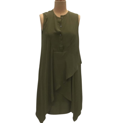 Karen Millen Tunic Dress Size 10 Olive 