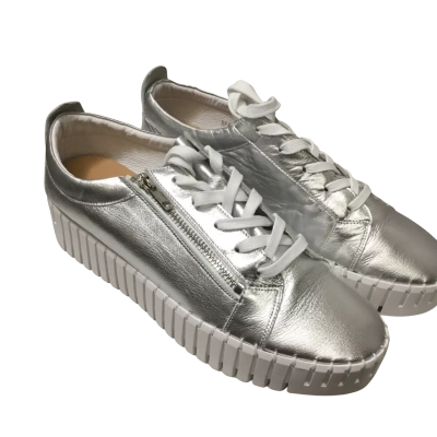 Midas Womens Size 9 Sneakers Silver 