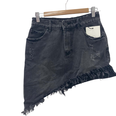 Cotton On Womens  Size 8 Asymmetrical Hemline Skirt Black  