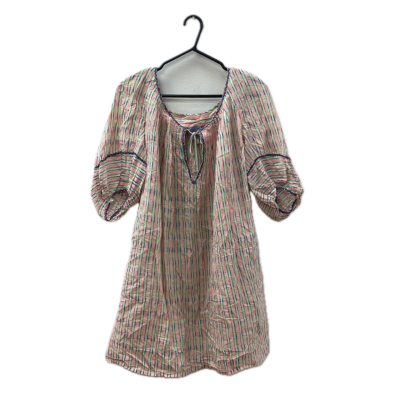  Thierry Golson Womens  Dress Size XS Blue / Green / Off White / Pink  / Striped 