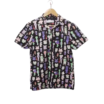 Black Friday Size S Black / Patterned Short Sleeve Shirt