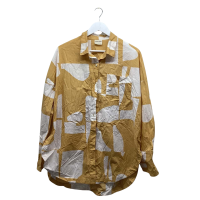 Zulu & Zephyr Size 10 Organic Cotton Button Up Long Sleeve Top