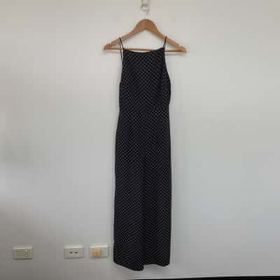 Keepsake the Label Black Checked Jumpsuit Size S