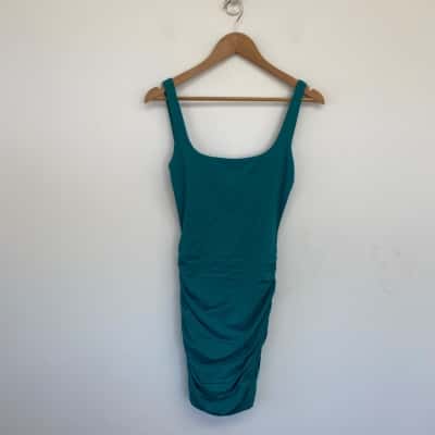 Kookai Turquoise Sleeveless Bodycon Mini Dress  Size 2 