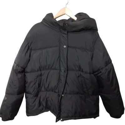 Shein Womens Size L Puffer Jacket Black  